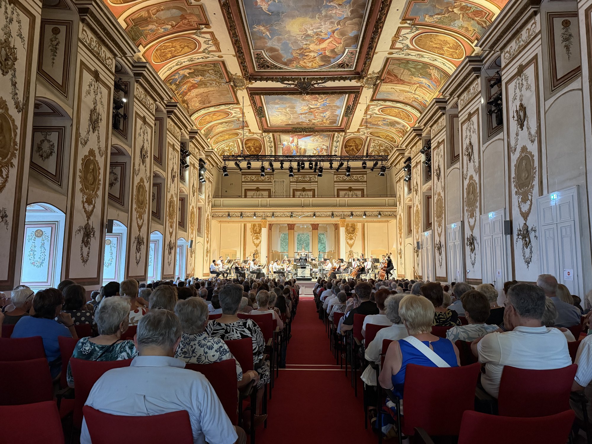Audience in the Haydn Hall of Esterházy Palace